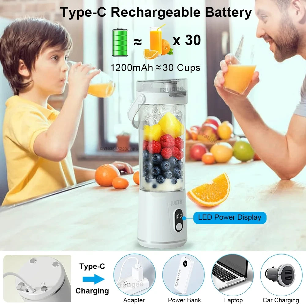 Portable USB Smoothie Blender