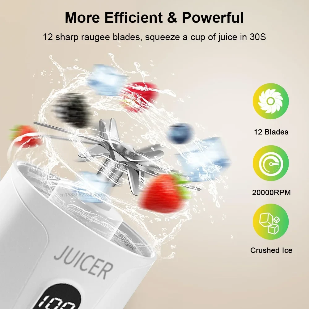 Portable USB Smoothie Blender