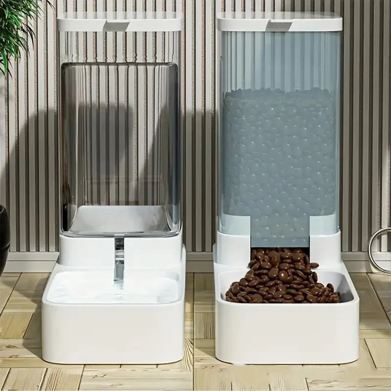 Gravity Dog Food and Water Dispenser Set