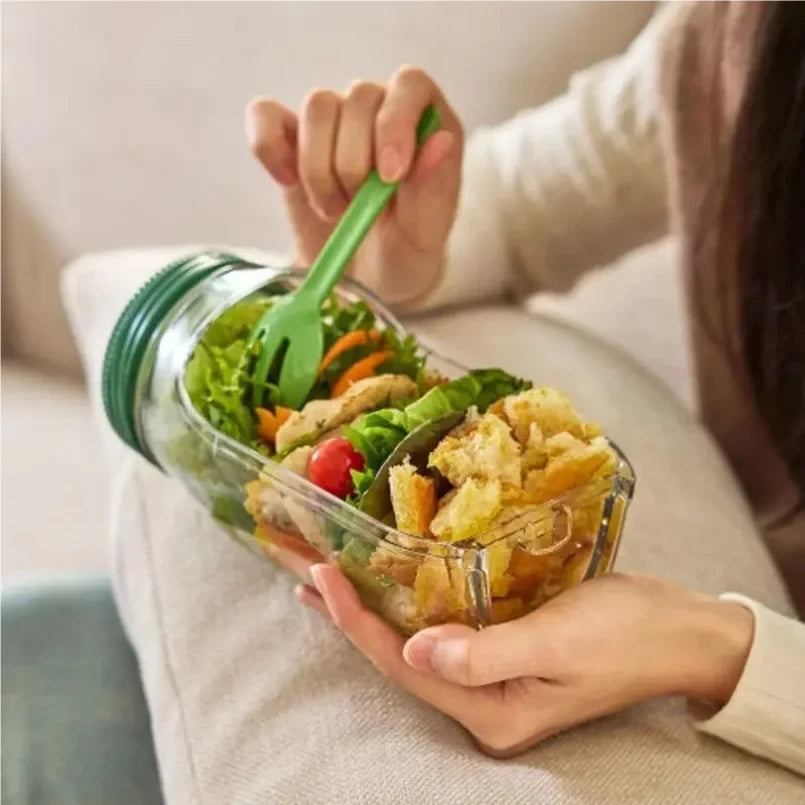 Reusable Portable Salad Container