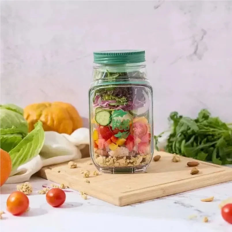 Reusable Portable Salad Container