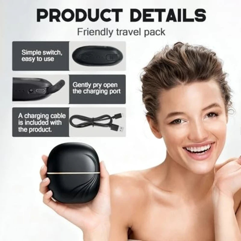 Portable Anti-Scald Straightening Brush