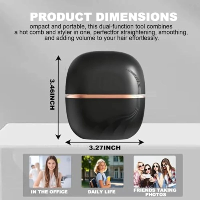 Portable Anti-Scald Straightening Brush