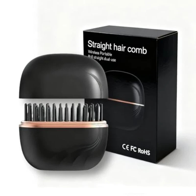 Portable Anti-Scald Straightening Brush