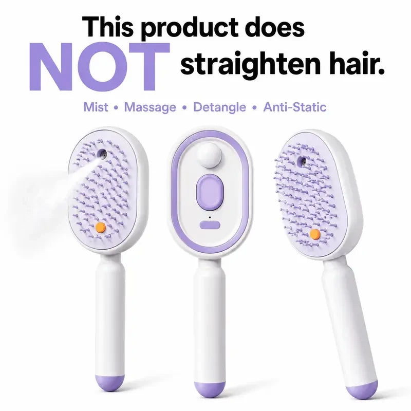 Electric Spray Massage Hair Brush