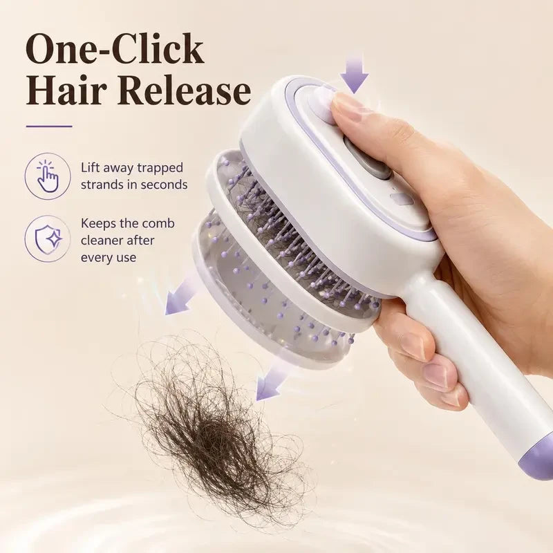 Electric Spray Massage Hair Brush