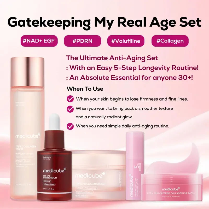 Medicube Longevity Anti-Aging Skincare Set